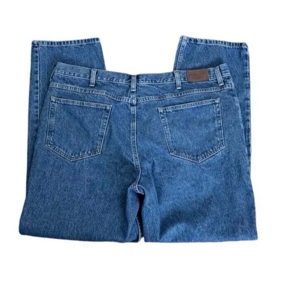 L.L. Bean Classic Fit Men's 42‎ Jeans Blue Straight Leg